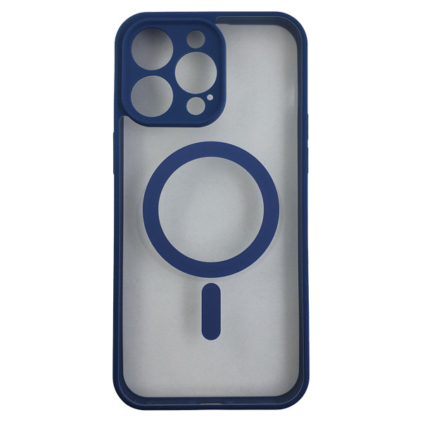 Чохол Transparante Case with MagSafe для iPhone 12 Pro Max Blue - 1