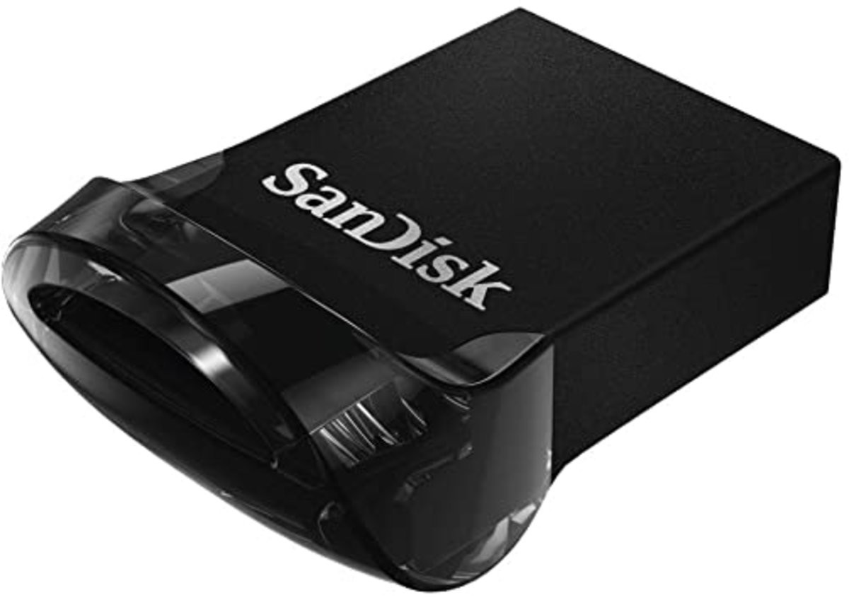 Flash SanDisk USB 3.1 Ultra Fit 64Gb (130Mb/s) Black - 1