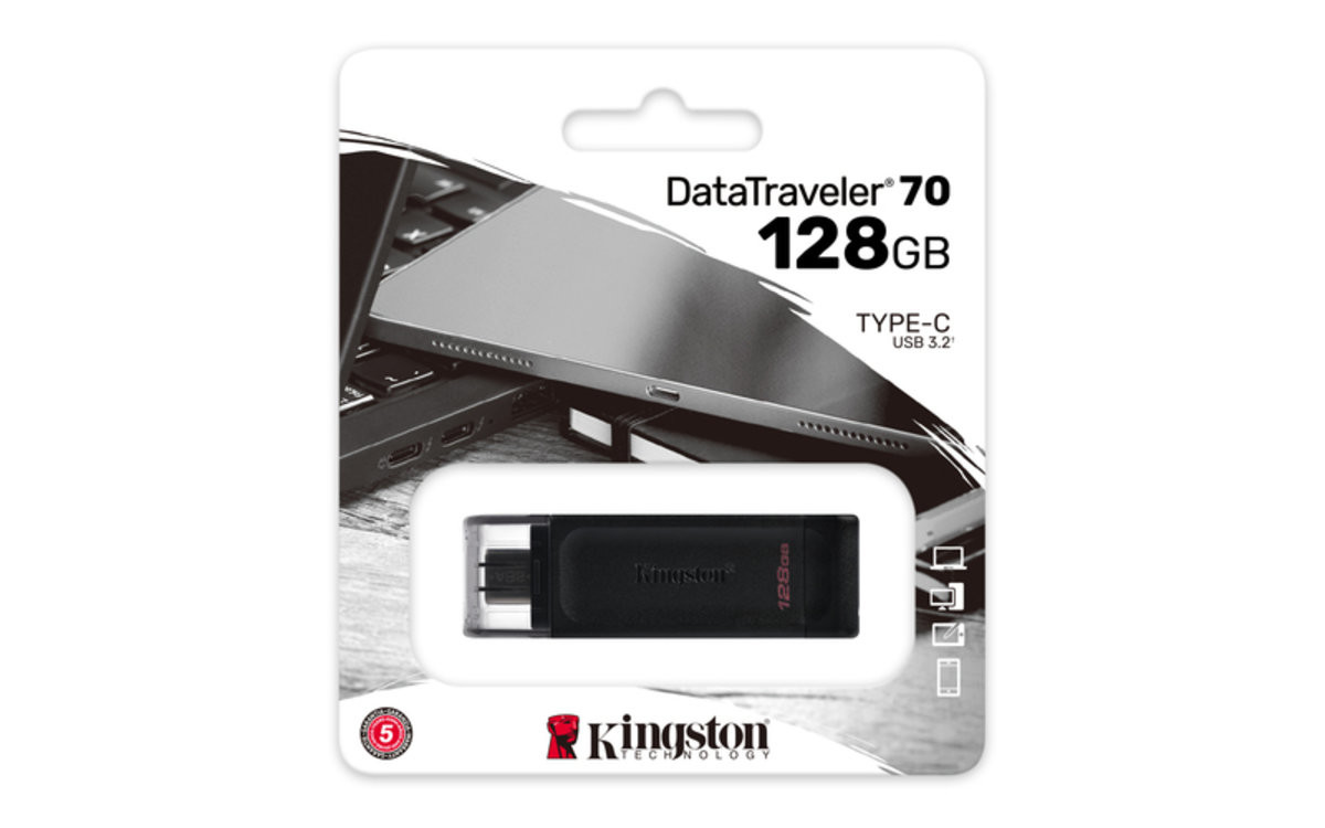 Flash Kingston USB 3.2 DT 70 128GB Type-C - 2