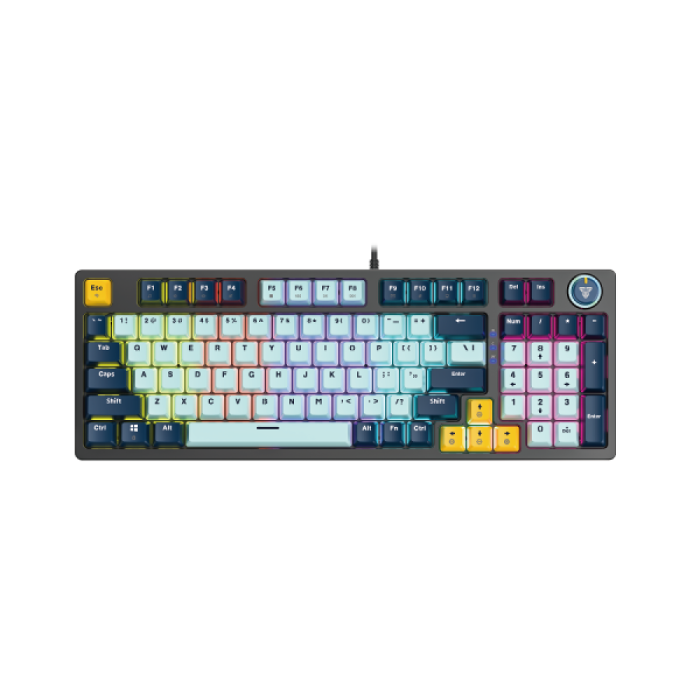 Провідна клавіатура Fantech ATOM96 MK890V2 Red Switch, Navy - 7
