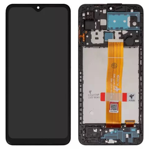Дисплейний модуль для Samsung A125F Galaxy A12, A125F_REV0.1 FPC6509-1, з рамкою, Service Pack - 1