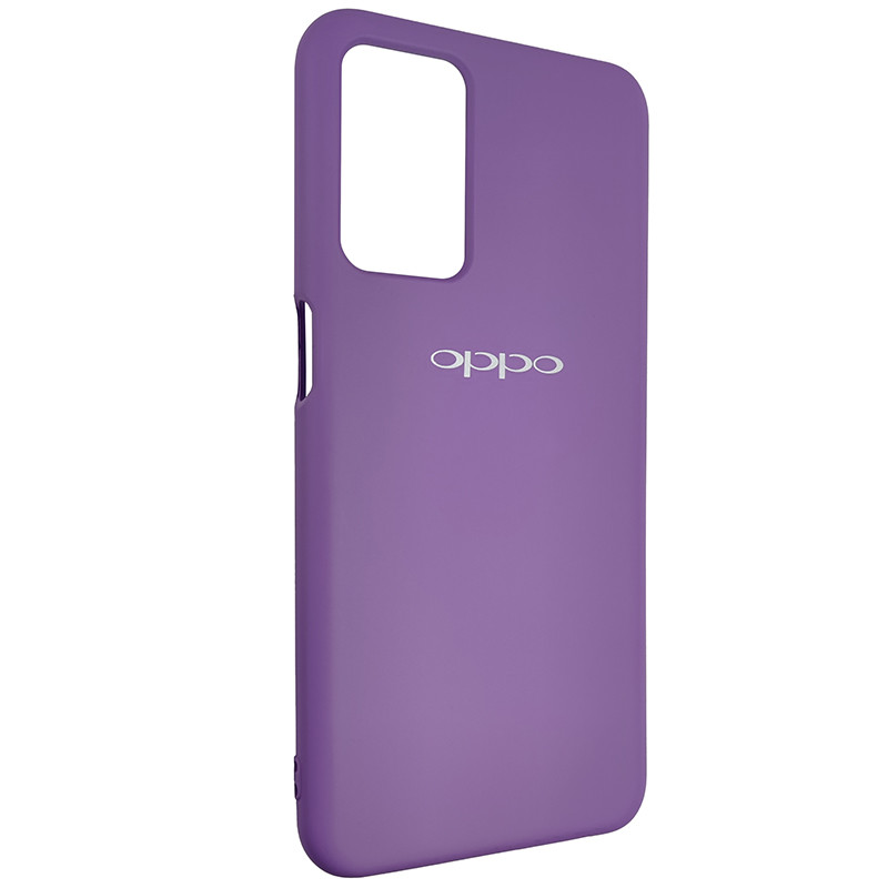 Чохол Silicone Case for Oppo A54 Light Violet (41) - 2