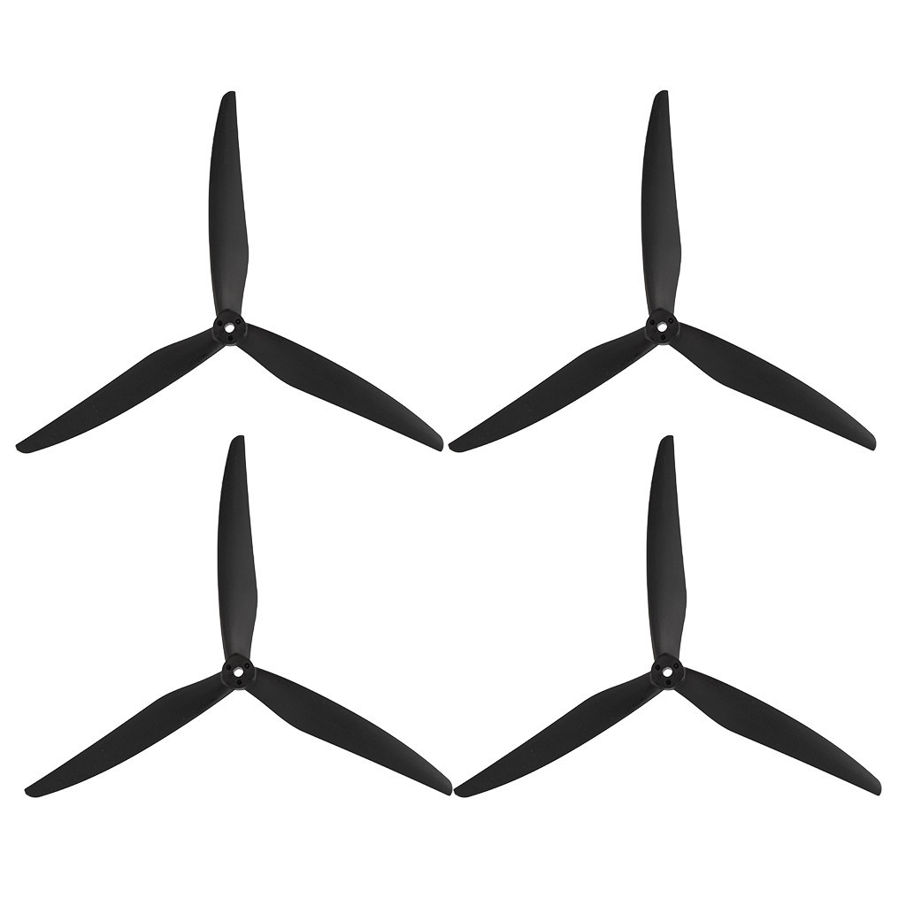 Пропелери Gemfan 1050, 3 лопаті, скловолокно, набір CW - 2 шт, CCW - 2 шт - 1