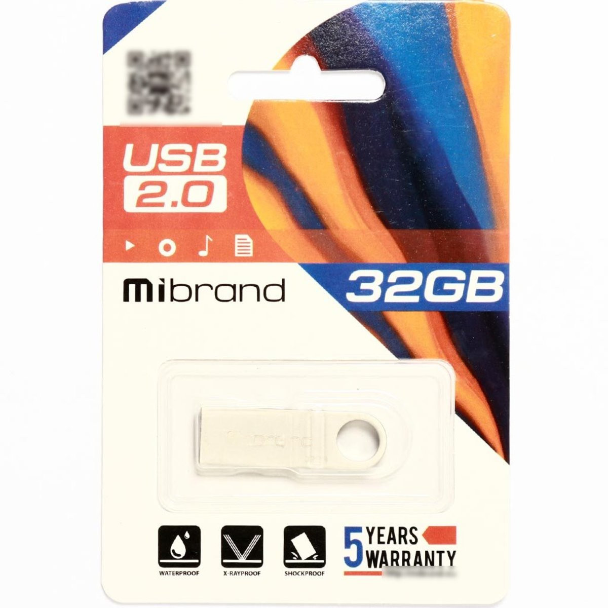 Флешка Mibrand USB 2.0 Puma 32Gb Silver - 2
