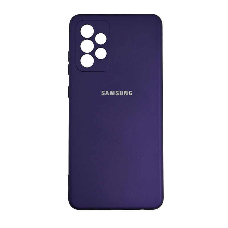 Чохол Silicone Case for Samsung A32 Purple (30) - 1
