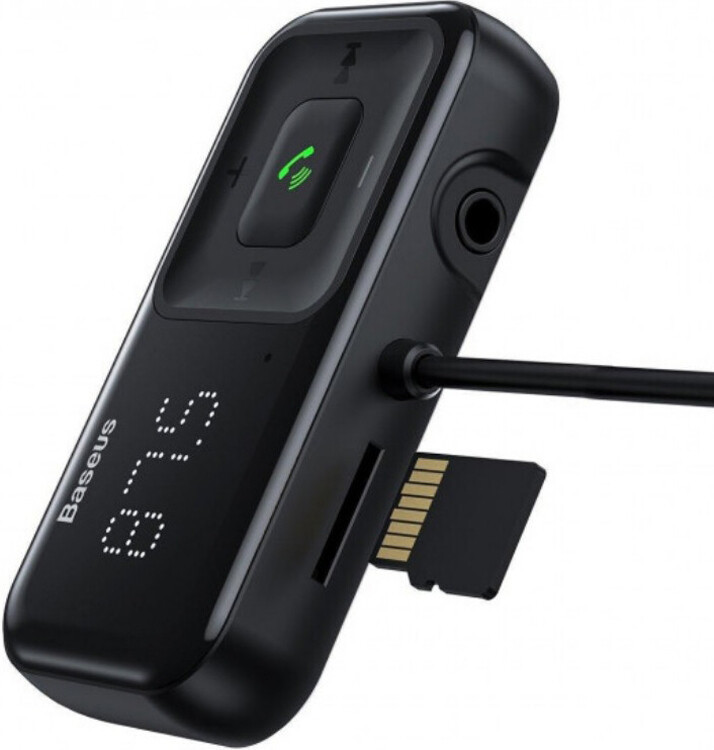 FM-модулятор Baseus T Shaped S-16 wireless MP3 car charger  Black - 3