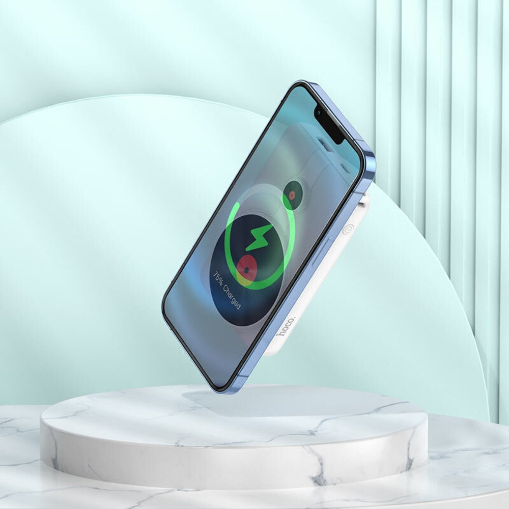 Універсальна мобільна батарея Hoco J92 22.5W 10000mAh, White - 2
