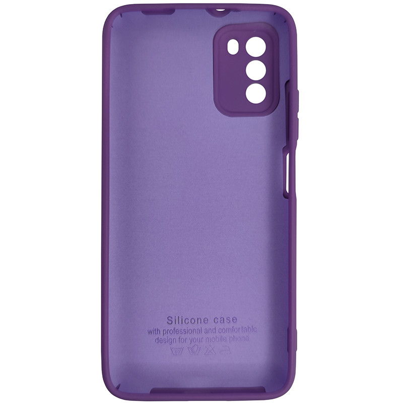 Чохол Silicone Case for Poco M3 Light Violet (41) - 3