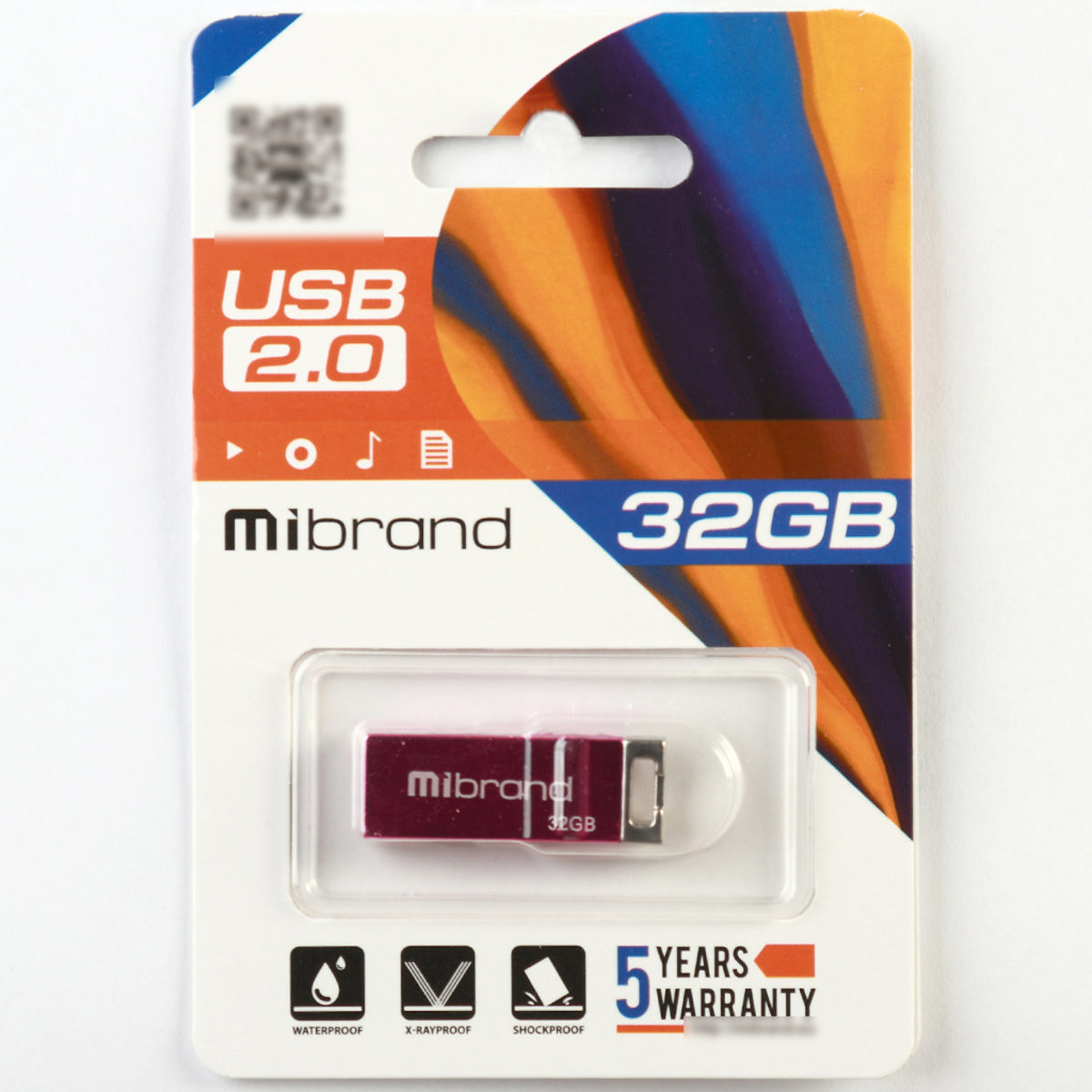 Флешка Mibrand USB 2.0 Chameleon 32Gb Pink - 2
