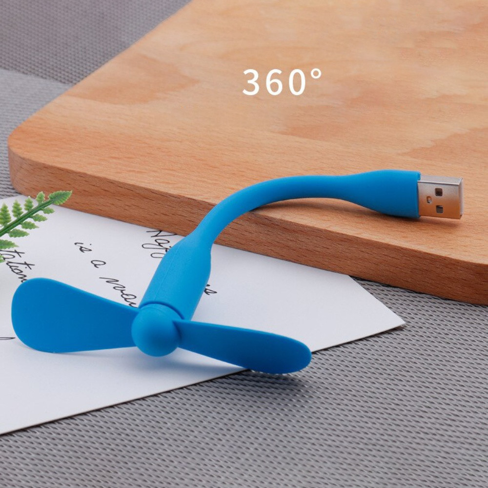 Мобільний вентилятор USB Blue - 11