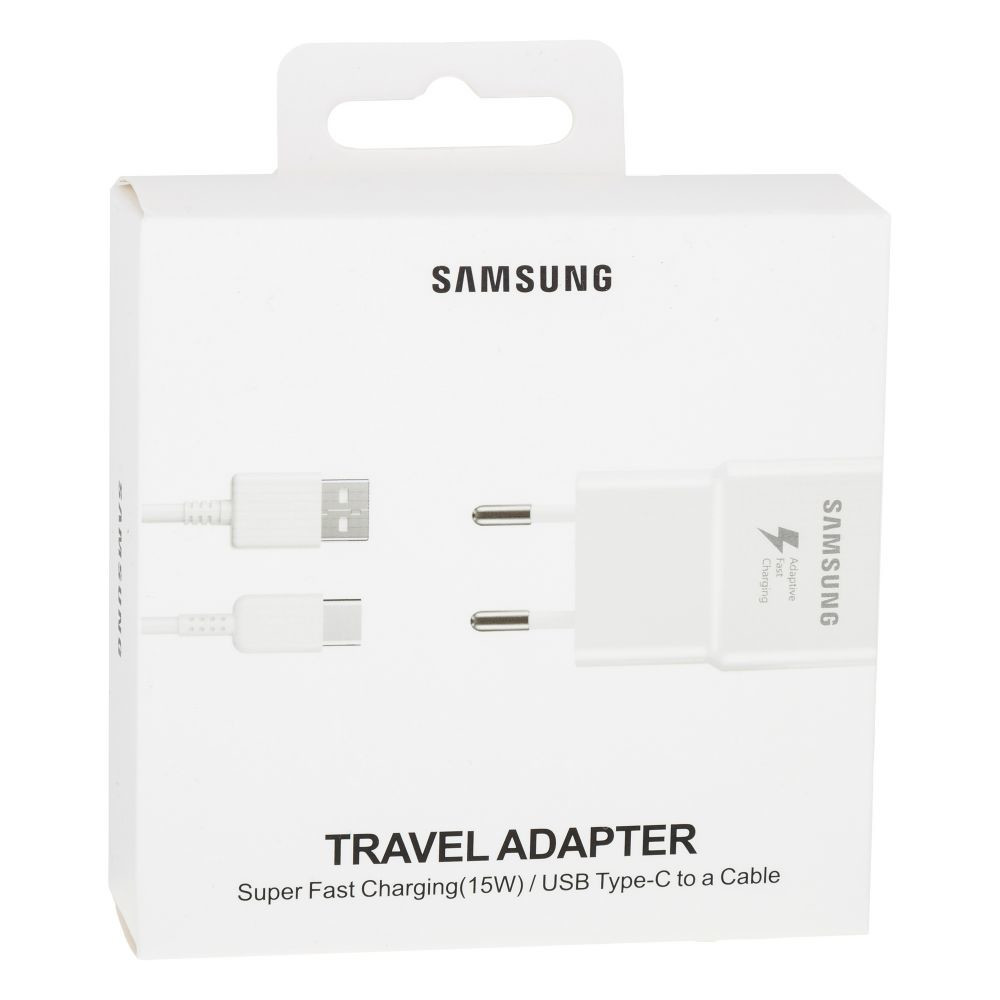 Мережевий Зарядний Пристрій Samsung EP-TA 800 PD 15W Type-C to Type-C Cable White - 1