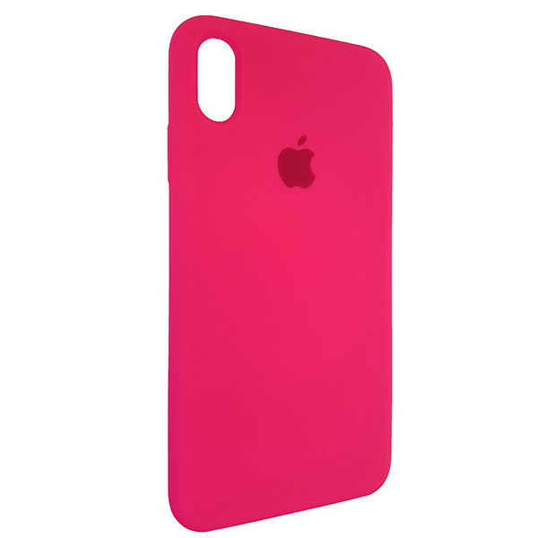 Чохол Copy Silicone Case iPhone XS Max Hot Pink (47) - 1