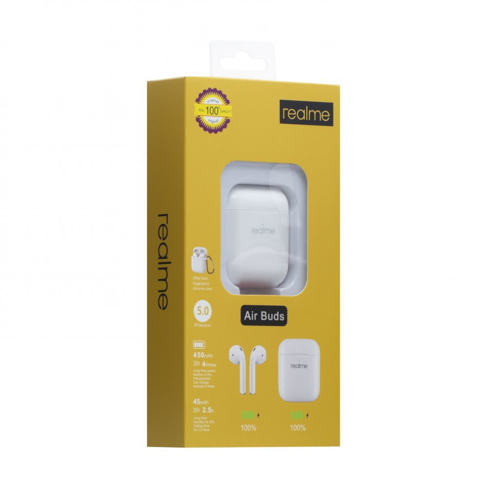 Безпровідна гарнітура Realme Air Buds 5.0 TWS White - 2