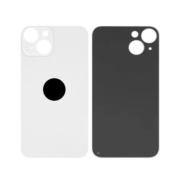 Задня кришка для iPhone 14, Big Hole, White - 1