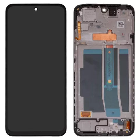 Дисплейний модуль для Xiaomi Poco M4 Pro 4G, Redmi Note 11, з рамкою, Original PRC, Black - 1