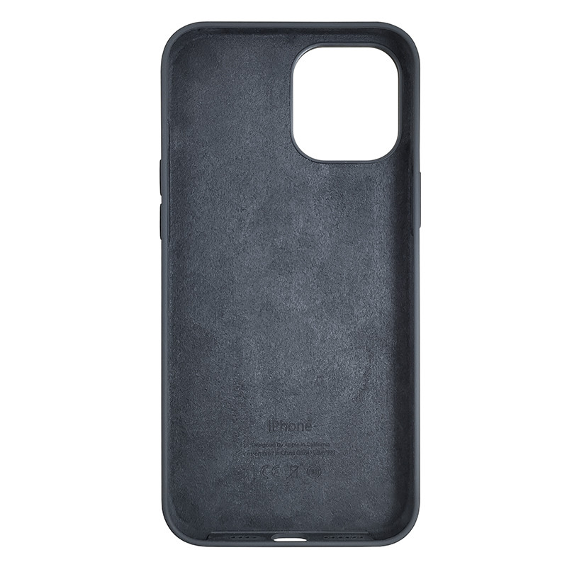 Чохол HQ Silicone Case iPhone 12 Pro Max Black (без MagSafe) - 4