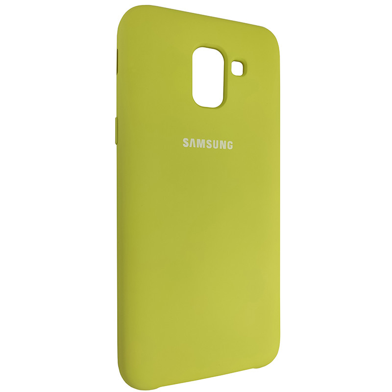 Чохол Silicone Case for Samsung J600 Yellow-Green (34) - 2
