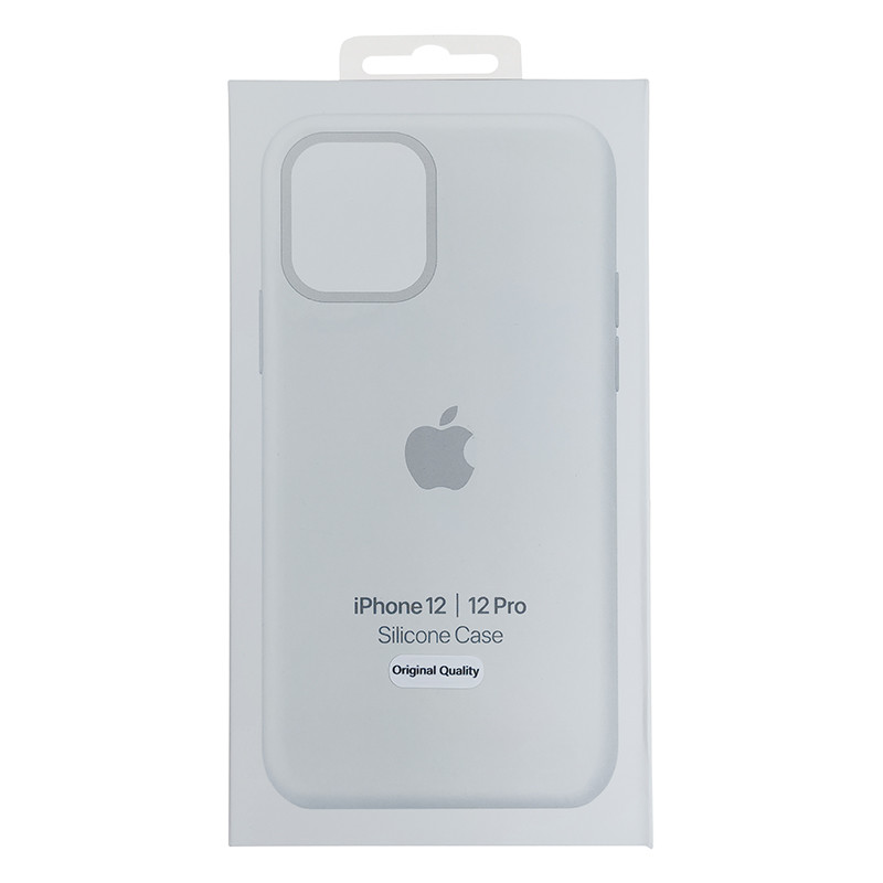 Чохол HQ Silicone Case iPhone 12/12 Pro White (без MagSafe) - 6