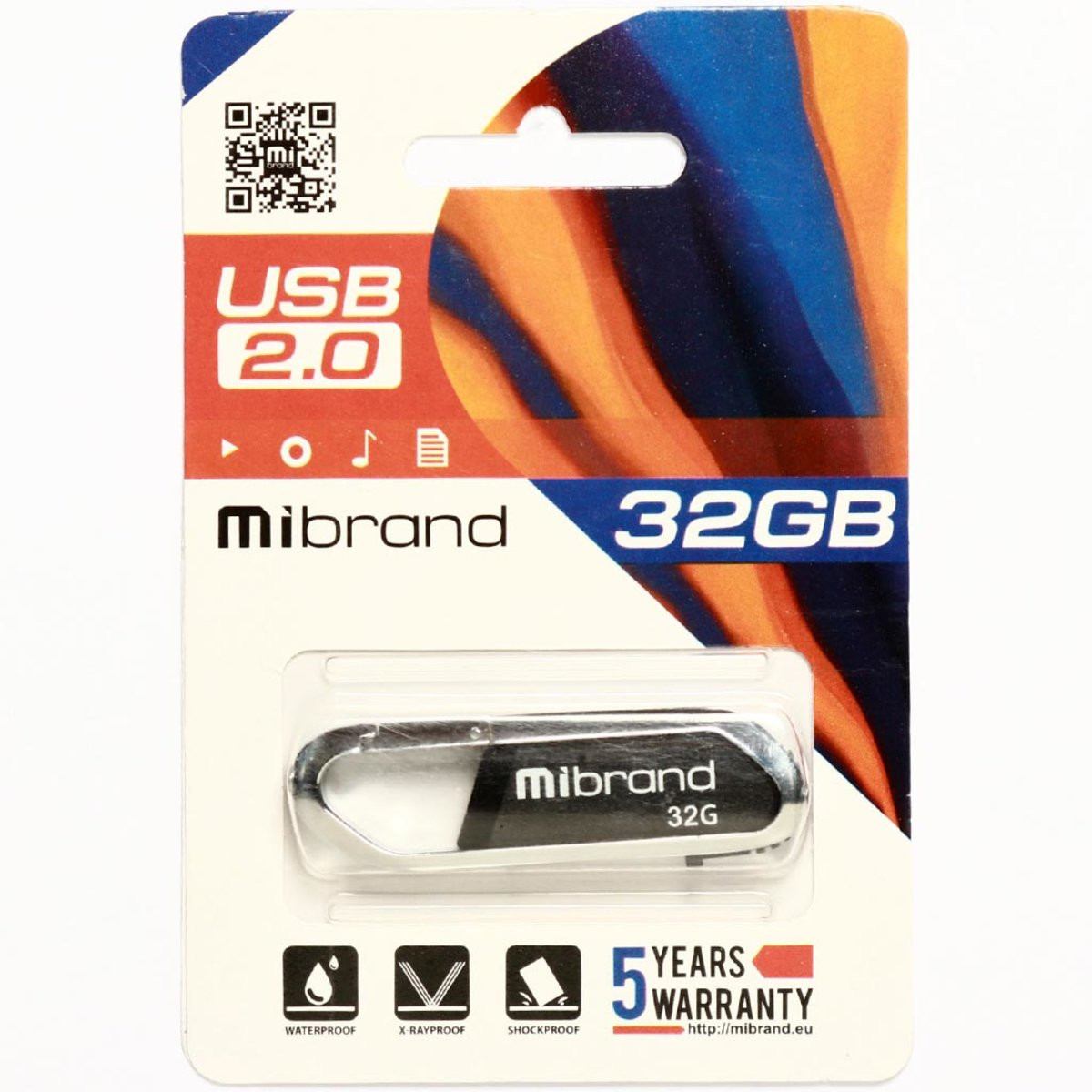 Флешка Mibrand USB 2.0 Aligator 32Gb Black - 2