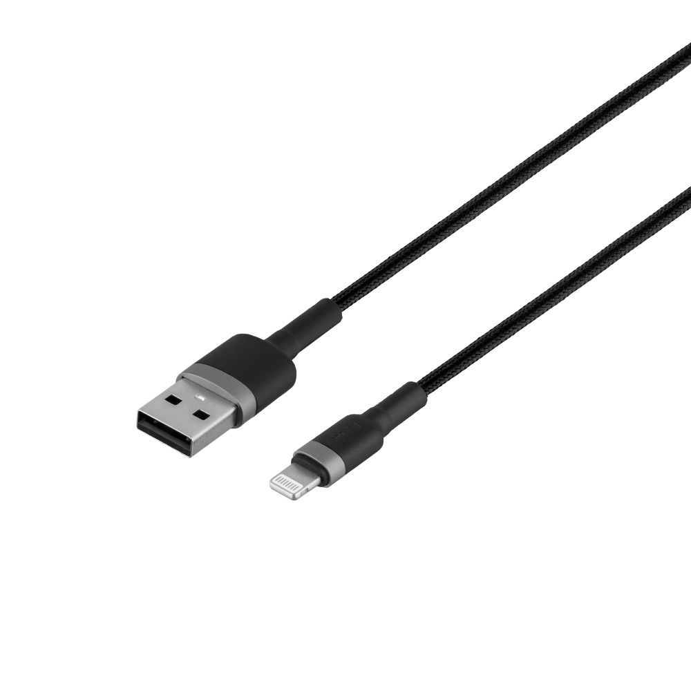 Кабель Baseus Cafule Cable, Lightning, 2A, 3m, Gray-Black - 1