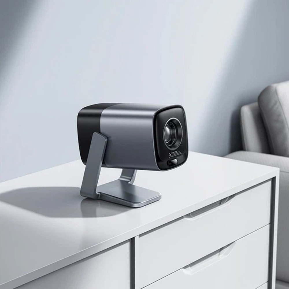 Проектор Hoco DT7, Android version, 1080P, Metal Gray - 2