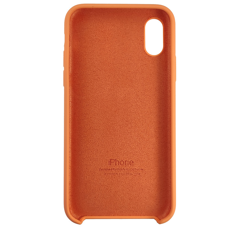 Чохол Copy Silicone Case iPhone X/XS Papaya (56) - 3
