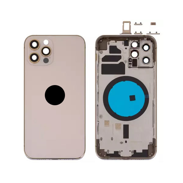 Корпус для iPhone 12 Pro, High Copy, Gold - 1