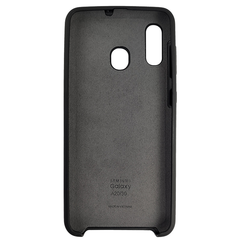 Чохол Silicone Case for Samsung A30 Black (18) - 3
