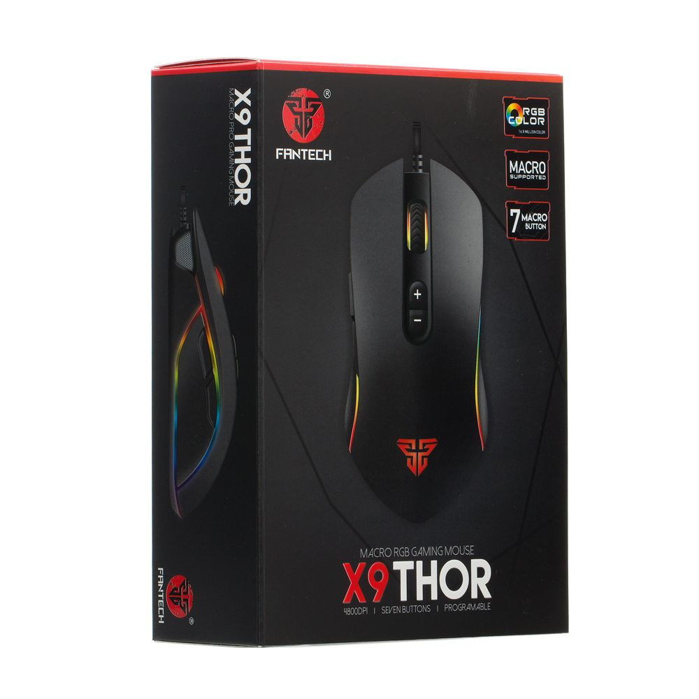 Комп'ютерна USB миша Fantech X9 Thor Black - 1
