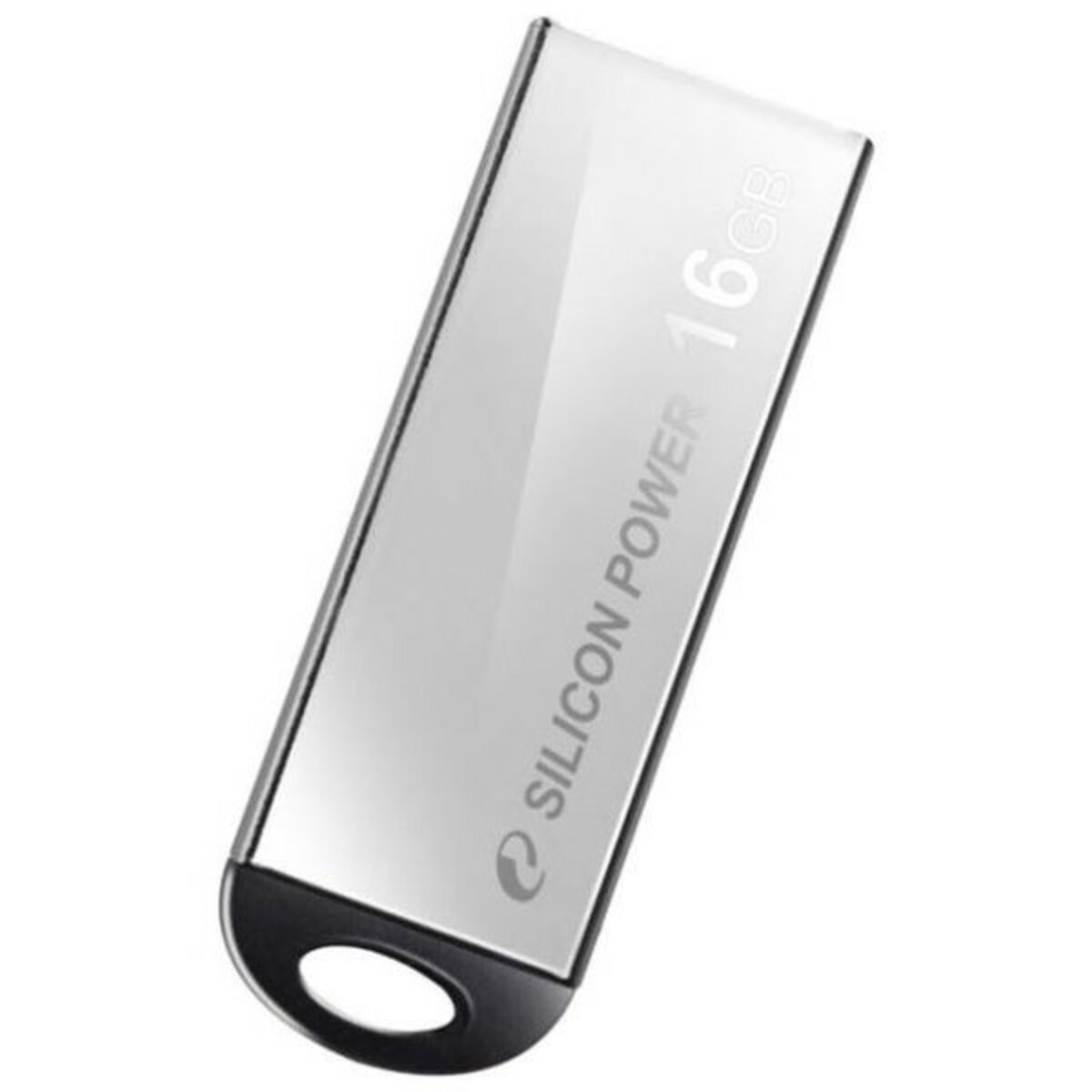 Flash SiliconPower USB 2.0 Touch 830 16Gb Silver no chain metal - 2