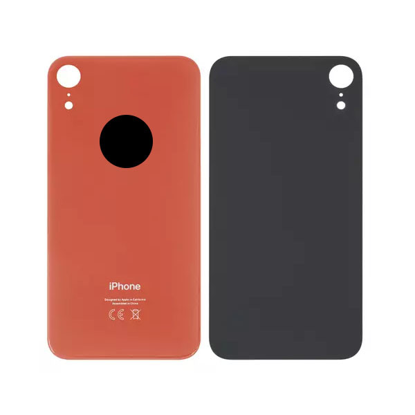 Задня панель корпуса для iPhone XR, помаранчева, не потрібно знімати скло камери, big hole - 1