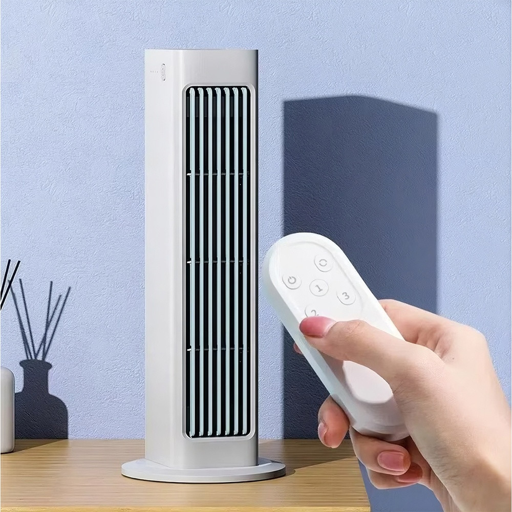 Настільний безпровідний вентилятор CT106, 3000mAh, White - 2