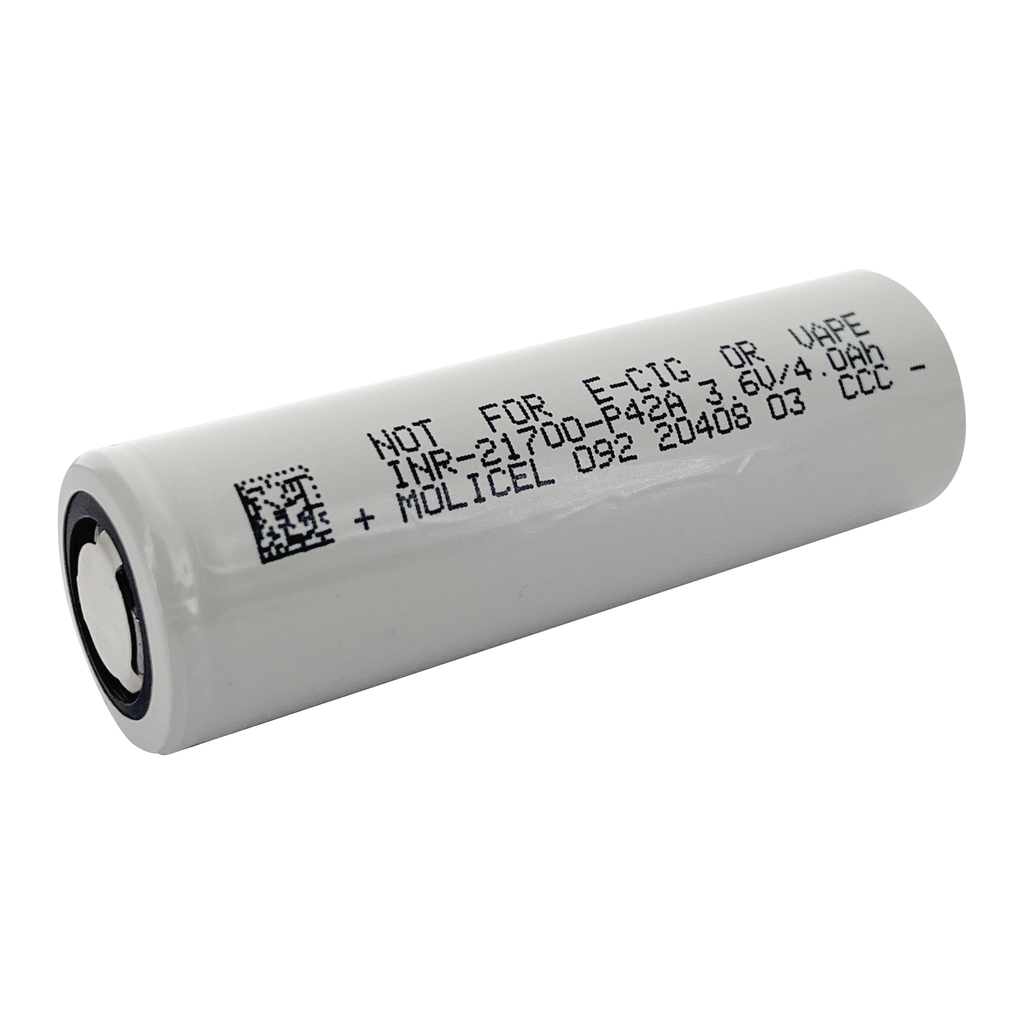 Акумулятор високострумовий Molicel INR-21700-P42A, 21700, 4200 mAh, струм розряду - 45A - 1