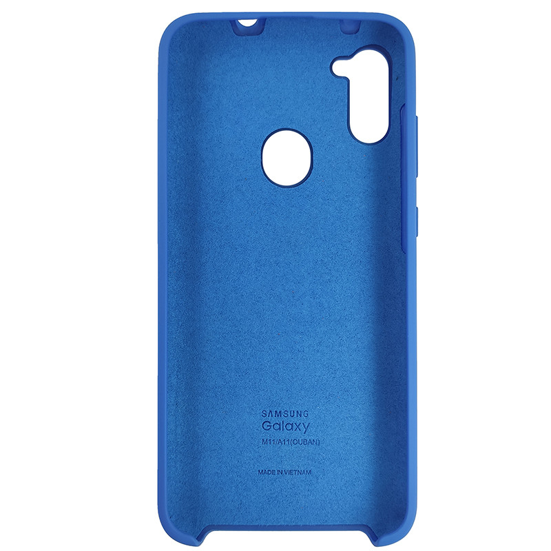 Чехол Silicone Case for Samsung A11/M11 Blue (3) - 3
