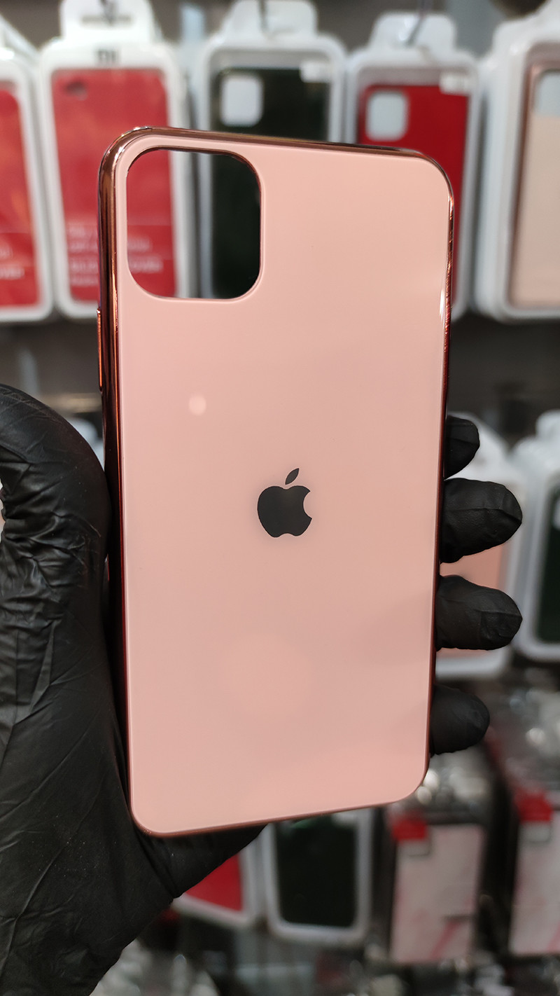 Чохол Glass Case для Apple iPhone 11 Pro Max Sand Pink - 2