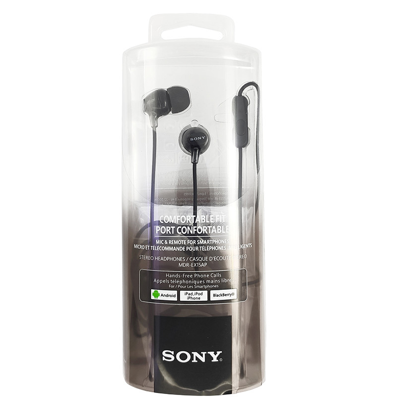 Гарнітура Sony EX-15AP Black - 3