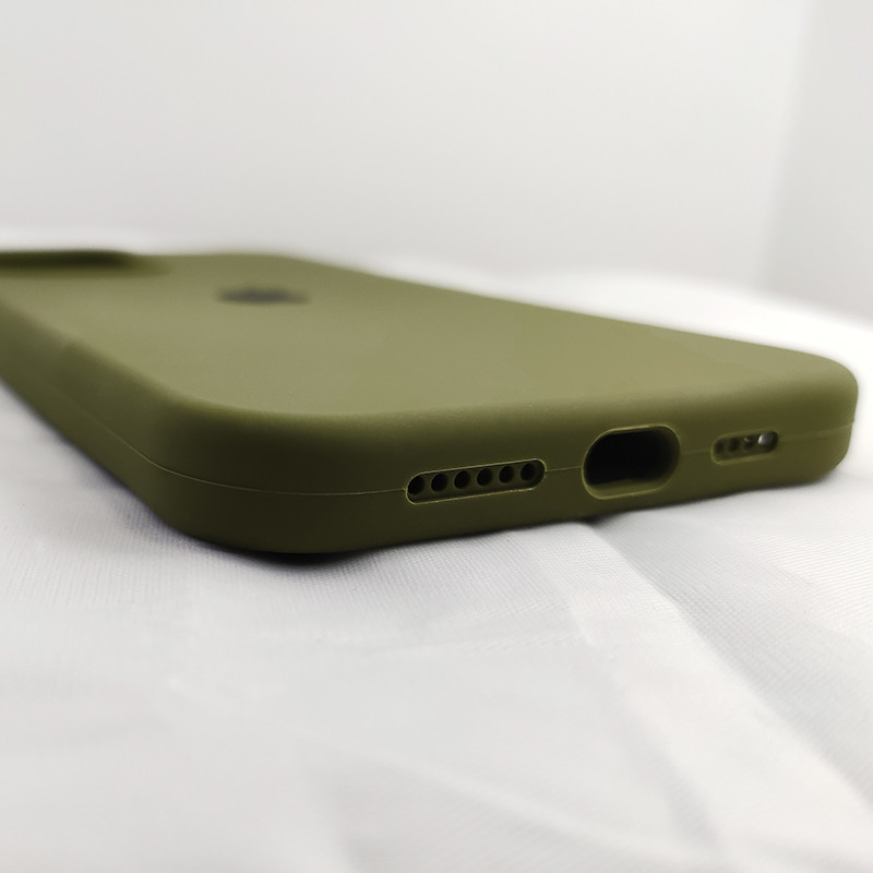 Чохол Copy Silicone Case iPhone 12 Pro Max Dark Green (48) - 4