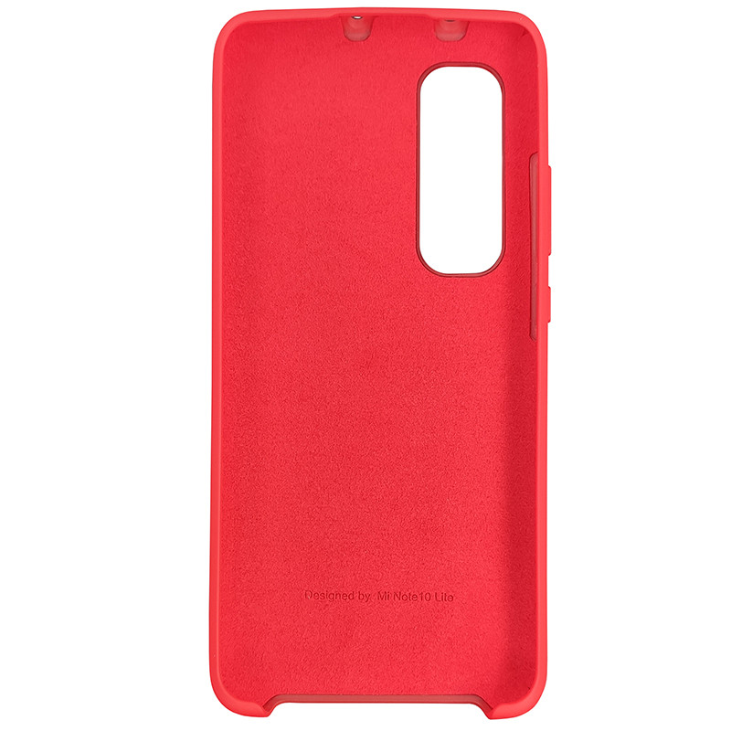 Чохол Silicone Case for Xiaomi Mi Note 10 Lite Red (14) - 3