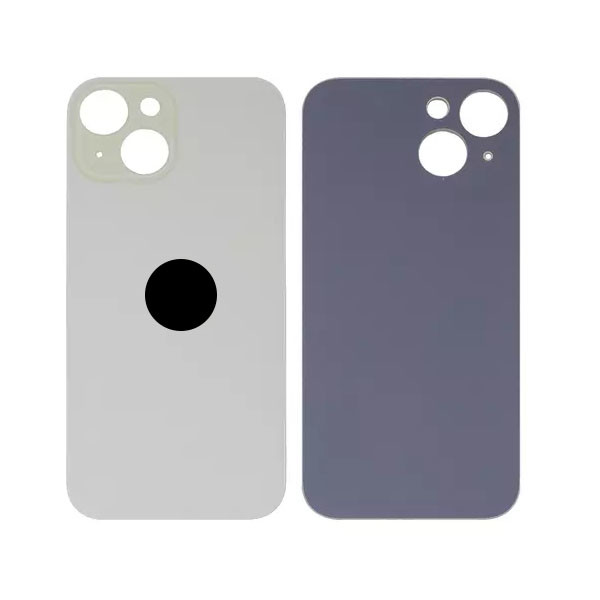 Задня кришка для iPhone 15, High Copy, Big Hole,Yellow - 1