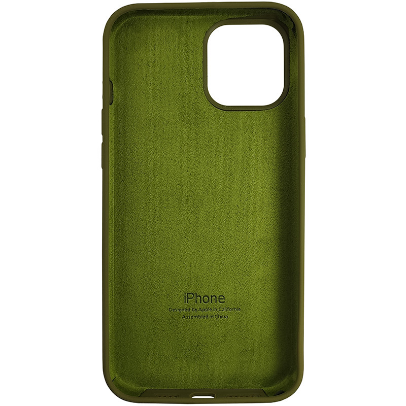 Чохол Copy Silicone Case iPhone 12 Pro Max Dark Green (48) - 5