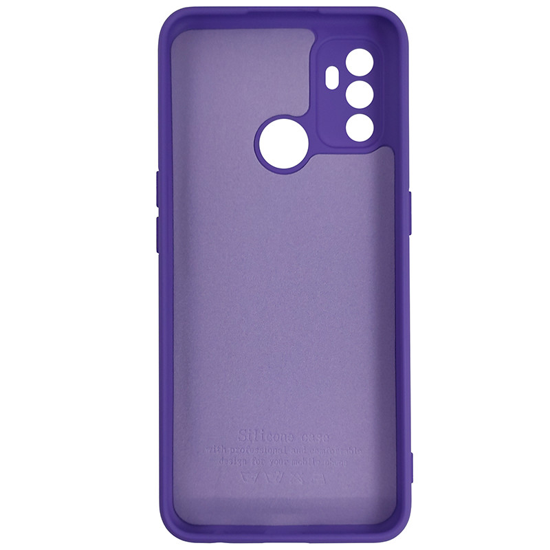 Чохол Silicone Case for Oppo A53 Light Violet (41) - 3