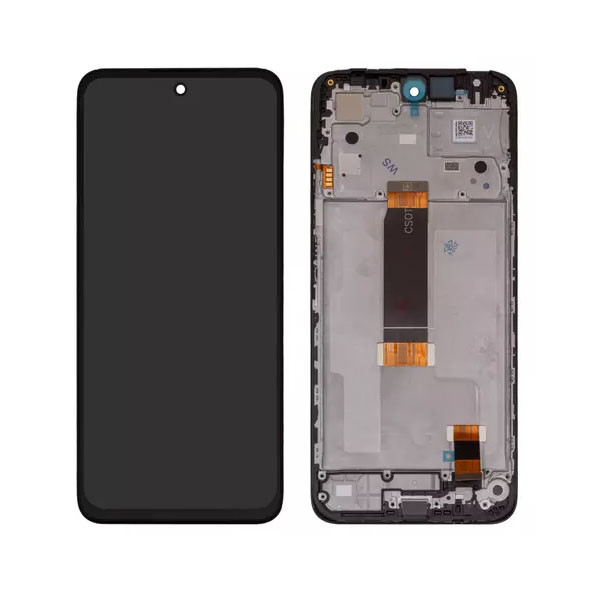 Дисплейний модуль для Xiaomi Poco M6 Pro 5G, Redmi 12, ver. CSOT, з рамкою, Original PRC, Black - 1