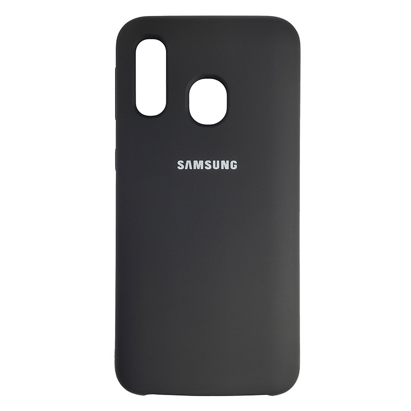 Чохол Silicone Case for Samsung A30 Black - 1