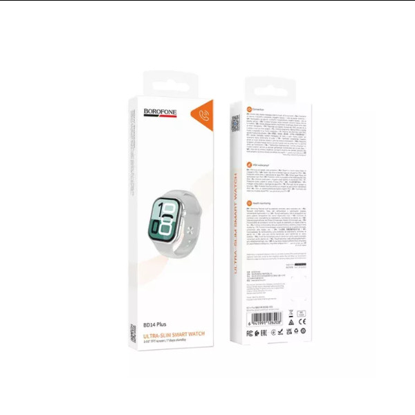 Смарт-годинник Borofone BD14 Plus, Call Version, Silver - 2