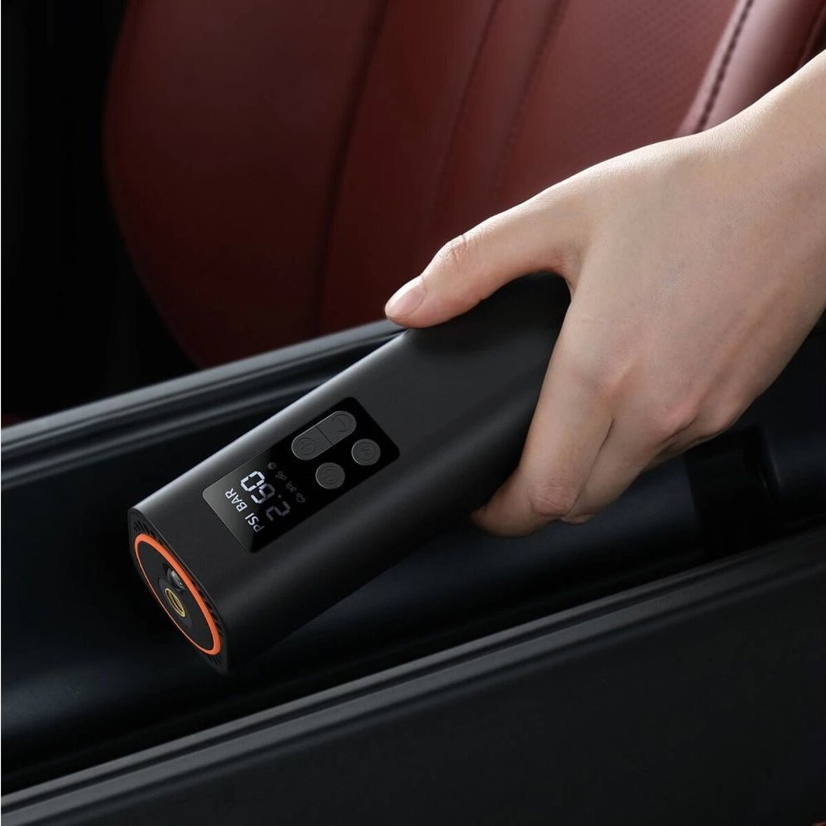 Автокомпресор Baseus Super Mini Inflator Pump, Black - 5