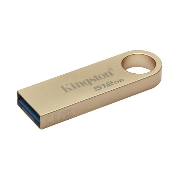 Флешка Kingston SE9 G3, USB 3.2, 512Gb, 220MB/s, Gold - 3