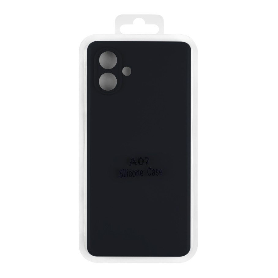 Чохол Silicone Cover для Samsung A075 Galaxy A07, Black - 3
