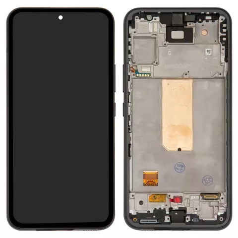 Дисплейний модуль для Samsung A546 Galaxy A54 5G, з рамкою, High Copy, OLED, Black - 1