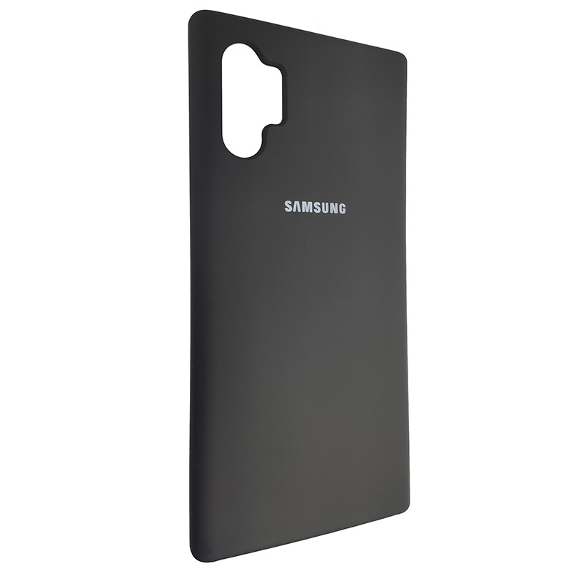 Чохол Silicone Case for Samsung Note 10 Plus Black (18) - 2