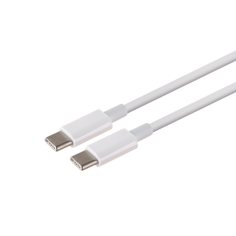 Мережевий зарядний пристрій для Macbook, Cable Type-C to Type-C, PD 96W, White - 5